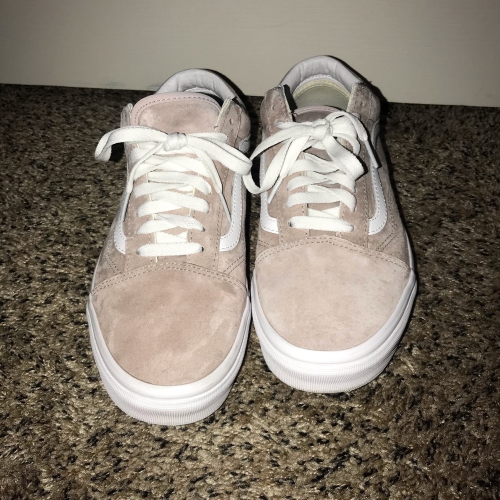 Tan old school vans